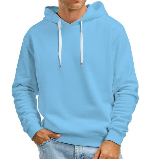 WILLBEST Sudaderas Navideñas para Hombre, Suéter Informal con Capucha De Color Sólido para Otoño e Invierno, sin Bolsillos, Sudadera, Pulóver, Tops Chica