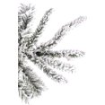 thumbnail image 2 of Perfect Holiday 6.5 Ft Slim Utica Christmas Tree, 961 Snow Flocked Tips and 400 Clear LED Lights with Metal Stand, 2 of 3
