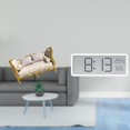 thumbnail image 2 of Sofá De Madera En Miniatura Para Casa De Muñecas, Ideal Para Recrear Escenas Cotidianas. Incluye Reloj Digital De Pared Con Pantalla Grande Que Muestra La Temperatura Y La Humedad, Perfecto, 2 of 8