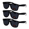 thumbnail image 2 of USA Merchant | Sunglasses for Men, Women & Kids by Ray Solée- 3 Pack of Tinted Lenses with UVA & UVB Protection (Matte Black, Black) RAY SOLÉE RAY SOLÉE, 2 of 2