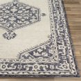 thumbnail image 3 of Surya Granada GND-2305 96x96" Round Traditional Wool Area Rug in Beige/Charcoal, 3 of 5