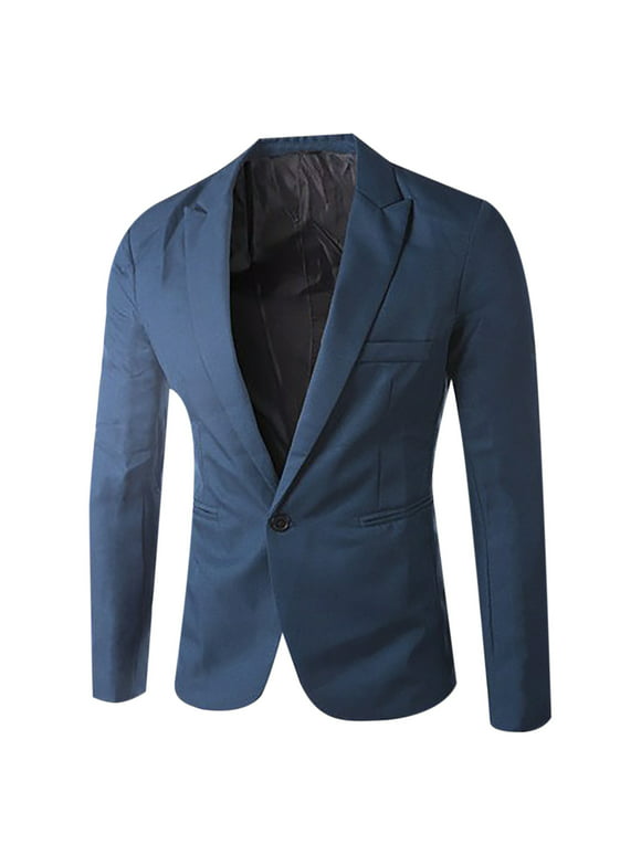 pistool Opschudding Woedend Mens Blazers and Sport Coats in Mens Suits | Blue - Walmart.com