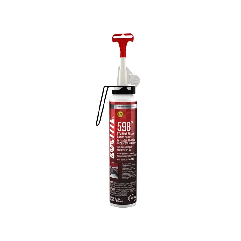 Loctite 2638166 598 RTV Black High Performance Silicone - 190 ml  