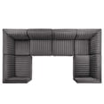 thumbnail image 5 of Conjure Channel Tufted Performance Velvet 6-Piece U-Shaped Sectional-EEI-5851-GLD-BLK, 5 of 5
