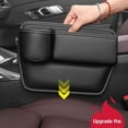 thumbnail image 5 of Car Seat Organizer Storage Box, Multifunctional Front Seat Storage with Phone Pocket & Cup Holder, Non-slip Leather for Phones Wallets Keys, Keeps Car Clean and Tidy for Suvs Sedans Trucks, 5 of 8