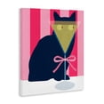 thumbnail image 2 of Stupell Industries Eclectic Playful Striped Cat with Martini Canvas Art, 16 x 20, by Lil' Rue, 2 of 8