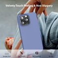 thumbnail image 6 of Compatible with iPhone 13 Pro Case 6.1 inch(2021) | Premium Liquid Silicone Rubber | Soft Anti-Scratch Microfiber Lining Full-Body Protection Case for iPhone 13 Pro, Lavender Gray, 6 of 14