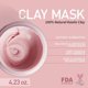 thumbnail image 2 of Mascarilla facial de arcilla y barro rosa para eliminar el acné y los puntos negros, refinar los poros, mascarilla facial de arcilla de limpieza profunda, 2 of 6