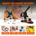 thumbnail image 4 of BENTISM Button Maker, 1.25 inch/32mm Pin Maker with 500pcs Button Parts, Ergonomic Arc Handle Punch Press Kit, Button Maker Machine with Panda Magic Book, For Children DIY Gifts and Christmas, 4 of 9