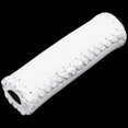 thumbnail image 5 of Pair Vintage leather bicycle Grips Grips trekking handlebars Cover Colour: White, 5 of 5