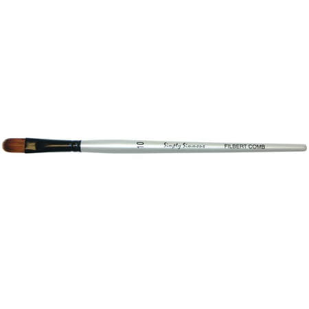 UPC: 0038372018583 | Robert Simmons Simply Simmons Short Handle Brush Filbert Comb 10
