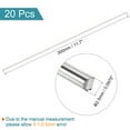 thumbnail image 2 of Uxcell 304 Stainless Steel Round Rods, 2.5mm x 300mm for DIY Craft Model Car 20 pack, 2 of 5