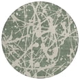 thumbnail image 2 of Addison Rugs Chantille Indoor/Outdoor Transitional Abstract Basil Machine Washable Round Rug, 8' x 8', 2 of 7