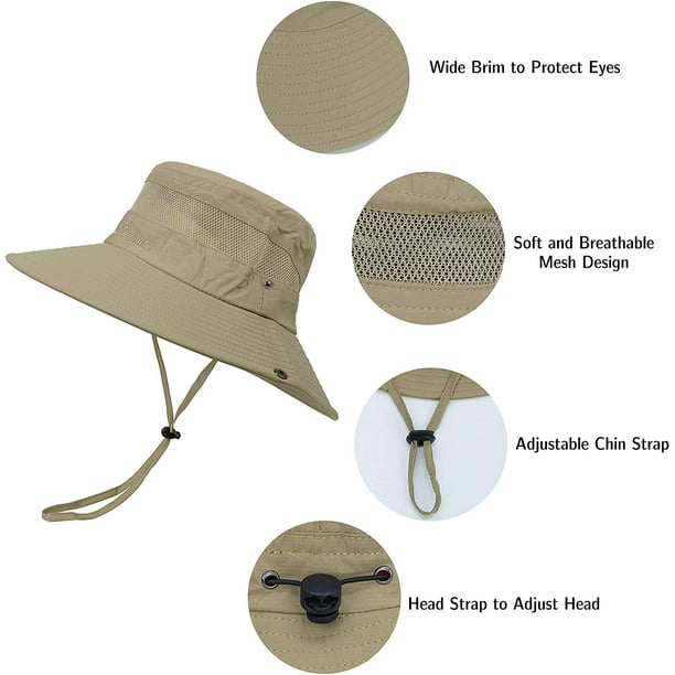 HTOOQ Fishing Hats for Men Sun Protection Mens Fishing Hat UPF 50+