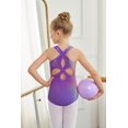 thumbnail image 2 of Oudiya Leotard for Girls Sleeveless Gymnastic Leotards Hollow Back Ballet Dance Unitards Bodysuit for 3-13Y, 2 of 6