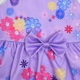 thumbnail image 4 of Little Girls Sleeveless Bowknot Print Princess Dress, 4 of 6