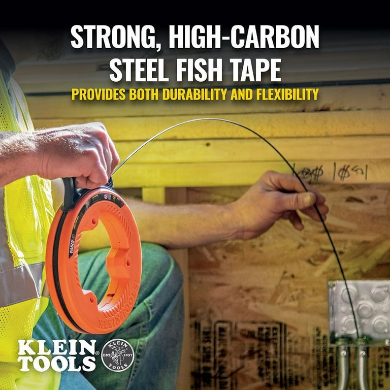 Klein Tools 56331 50 ft. Steel Fish Tape