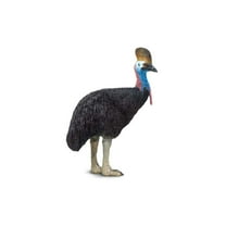 Safari Ltd. Cassowary Figurine - Detailed 3.5" Model Figure - Educational Toy for Boys, Girls, and Kids Ages 3 