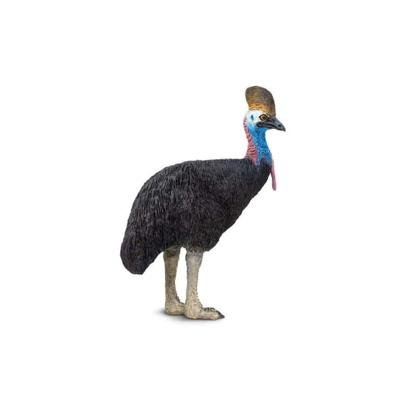 Safari Ltd. Cassowary Figurine - Detailed 3.5" Model Figure - Educational Toy for Boys, Girls, and Kids Ages 3 