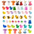thumbnail image 1 of Mini figuras de resina de animales jrootouh, 52 piezas, 2-5 cm, 1 of 8