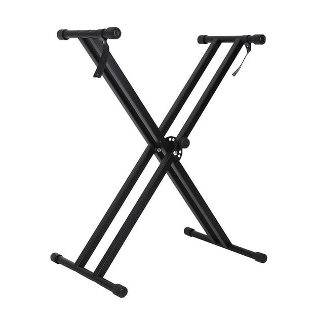 Portable X-Style Keyboard Stand Double Music Electric Organ Holder Adjustable Height, Piano Stand, Piano Keyboard - Walmart.com