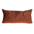 thumbnail image 1 of Parkland Collection PILL21325P Reta Transitional Burnt Orange Rectangle Throw Pillow, 1 of 6