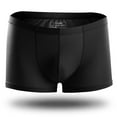 thumbnail image 2 of fatyb Men's Underwear Seamless Breathable Thin Boxer Briefs Stretch Solid Color Soft Underpants for Men, 2 of 3