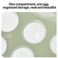 thumbnail image 5 of Egg Organizer for Refrigerator Side Door, Stackable Plastic Storage Rack with Date Tracker, Holds 10 Eggs, Space Saving Preservation Box for Kitchen, 5 of 5