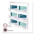 thumbnail image 3 of 6-Pocket Business Card Holder, Holds 480 Cards, 8.5 X 1.63 X 9.75, Plastic, Clear | Bundle of 5 Each, 3 of 7