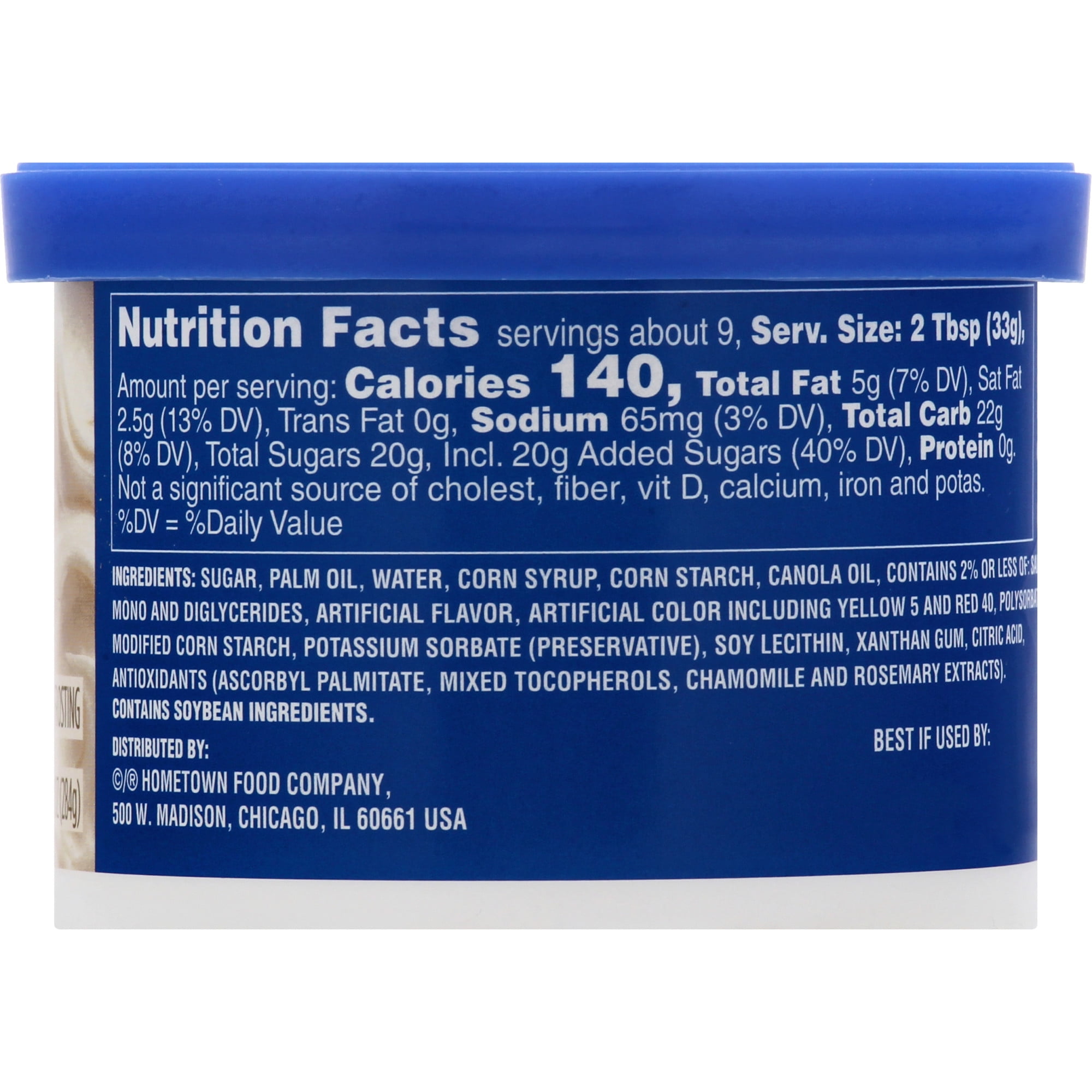 Pillsbury Vanilla Frosting, 10 oz