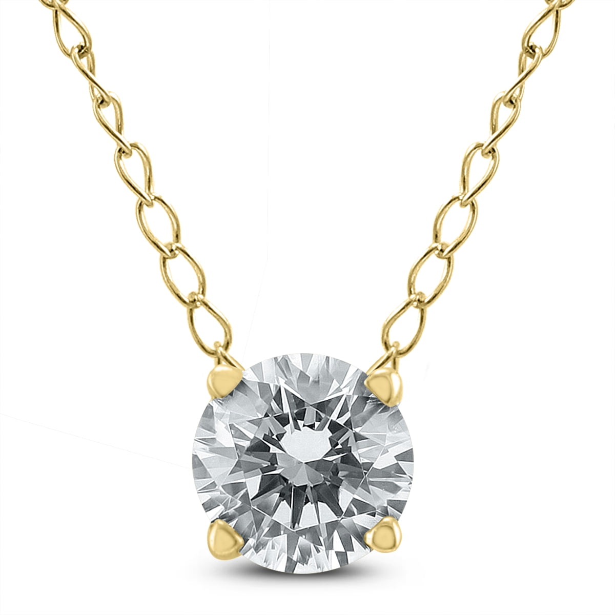 Szul Jewelry Ags Certified 34 Carat Floating Round Diamond Solitaire