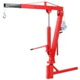 thumbnail image 5 of Olurrisa 500LB Hydraulic Truck Crane with Adjustable Boom & 2" Hitch Mount - Red Heavy-Duty Steel Engine Hoist for Pickup Trucks, Trailers, PWC | Effortless Lifting, 360° Swivel, Stable Load Control, 5 of 9