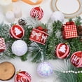 thumbnail image 2 of Ikfashoni 12Pcs 3.1"Red Christmas Ornaments, Christmas Tree Ornaments Ball Sets, 2 of 9