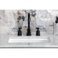 thumbnail image 3 of Kingston Brass FSC8920KPS Verona Widespread Bathroom Faucet with Brass Pop-Up, Matte Black, 3 of 7