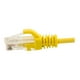 C2G Ethernet 3 ft Cat6 3ft Câble - Slim - Snagless Unshielded (UTP) - Jaune - Câble de Raccordement - RJ-45 (M) à RJ-45 (M) - - UTP - CAT 6 - Moulé, Sans Accrochage - Jaune – image 2 sur 2