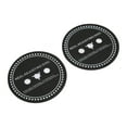 thumbnail image 1 of 2 Pcs Adaptateur de Moyeu Nab Entretoise Disque de Réglage en Silicone pour Enregistreur de Ruban Noir, 1 of 7
