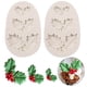 thumbnail image 1 of De Hojas De Acebo De Navidad, Molde De Silicona Para Pastel, Molde De Fondant, Adornos Navideños Multiusos Duraderos E Insípidos Methold HA033580-00, 1 of 5