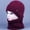Red, variant on Women Winter One Piece Beanie Hat Slouchy Fleece Balaclavas Face Mask Neck Scarf Set Earmuff Ski Snow Knit Hats
