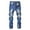 A69#Blue, variant on RMGVDSD Boy's Skinny Fit Ripped Jeans Distressed Slim Fashion Stretch Jeans Pants High Street Denim Pants For Kids Stylish Denim Trousers 5-6 Years/Light Blue