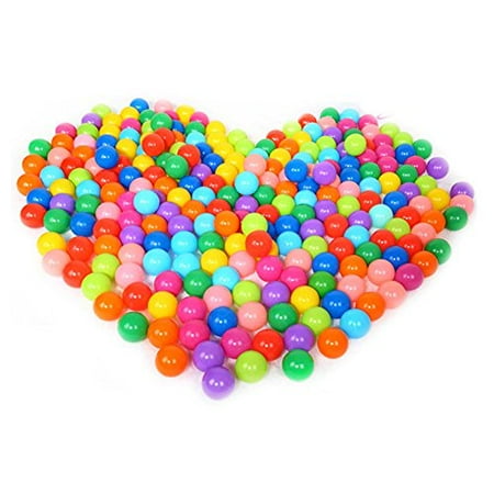 Soft Baby Ball 100pcs Ball Pit Colorful Soft Plastic Ocean Balls Baby Kid Toys Swim Pit Toys Ball ()