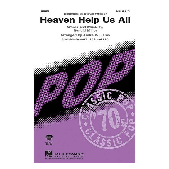 Heaven Help Us All ShowTrax CD Pop Choral Series