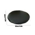 thumbnail image 3 of Kugisaki Round Leather Chair Cushion Solid Color, Thick No Slip Back Chair Pad Round Stool Butt Pad Waterproof Stool Cushion, 11.81x11.81in, 3 of 6