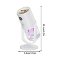 thumbnail image 3 of ZZkhGO Spray Humidifier with UV Light, Portable Oscillating Humidifier, High Mist Output Air Humidifier for Office Bedroom, 3 of 7