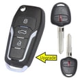 thumbnail image 3 of KEYECU 433MHz ID46 Upgraded Flip 2 Button Remote Key Fob for Mitsubishi Pajero, Lancer & Outlander Left/ MIT11R Right Blade, 3 of 5
