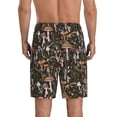 thumbnail image 4 of Lsque Mushroom Garnish Mens Sleep Pajama Shorts,Short Pajama Pants, Cotton Ultra-Soft Knit-XX-Large, 4 of 9