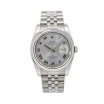 Pre-Owned Rolex Datejust 116200 36MM Silver Dial With Stainless Steel Jubilee Bracelet