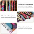 thumbnail image 5 of FORMRS Womens Scarf Winter Soft Long Big Warm Shawls Wrap Tassel Scarves, Futuristic Sun, 5 of 9