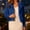 Blue, variant on Msgweeeg Womens Light Jacket Short Cropped Jacket Long Sleeve Collar Pockets Plush Warm Tops Winter Cozy Outerwear Women's Fall Fashion XS-XL