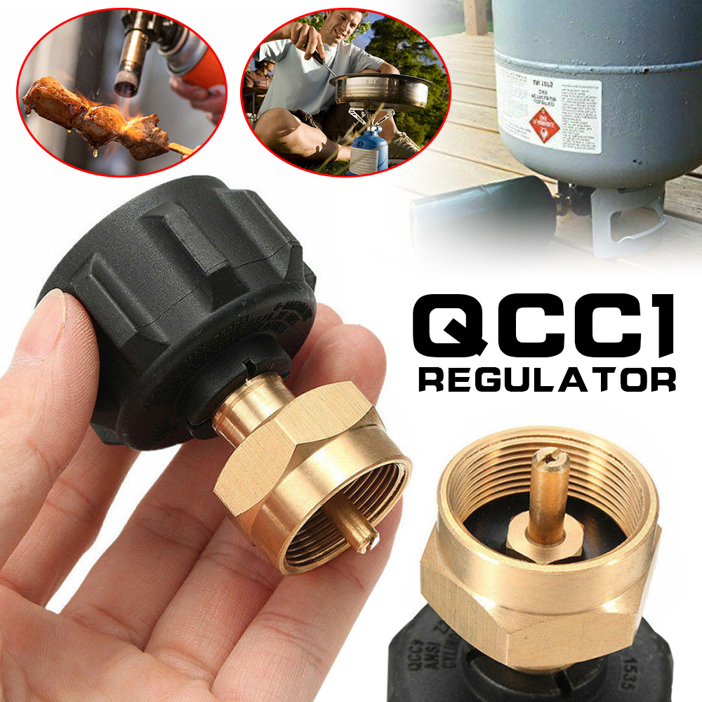 Propane Refill Adapter POL Type Lp Gas Cylinder Tank Coupler Furnace