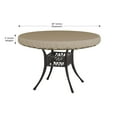 thumbnail image 4 of Covers & All Housse de Dessus de Table Ronde, Housse de Table de Patio 12 Oz Imperméable, Résistante aux UV et aux Intempéries, Housse de Table d'Extérieur pour Meubles de Patio d'Extérieur et Table Basse (48 Pouces Dia x 4 Pouces H Pouces, Beige), 4 of 4